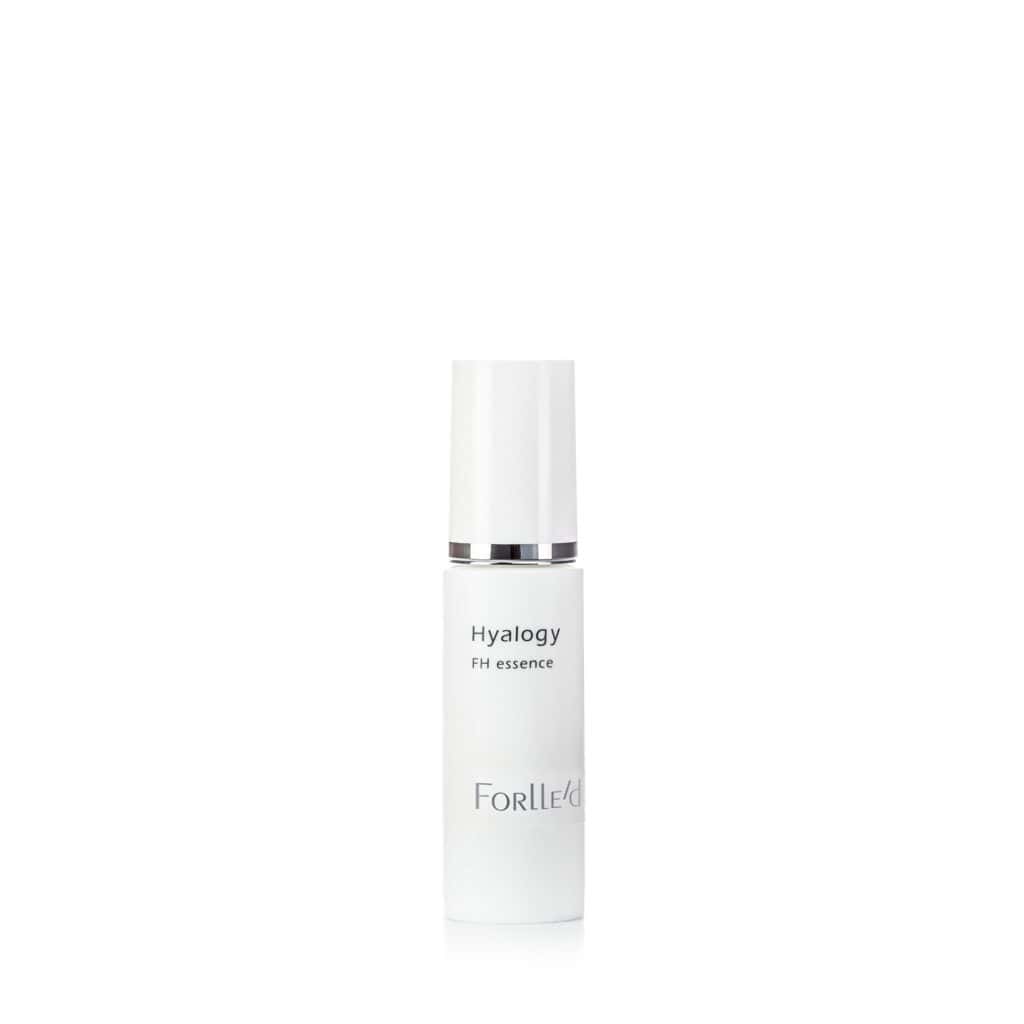 Biała butelka serum Hyalogy Forlle'd FH Essence
