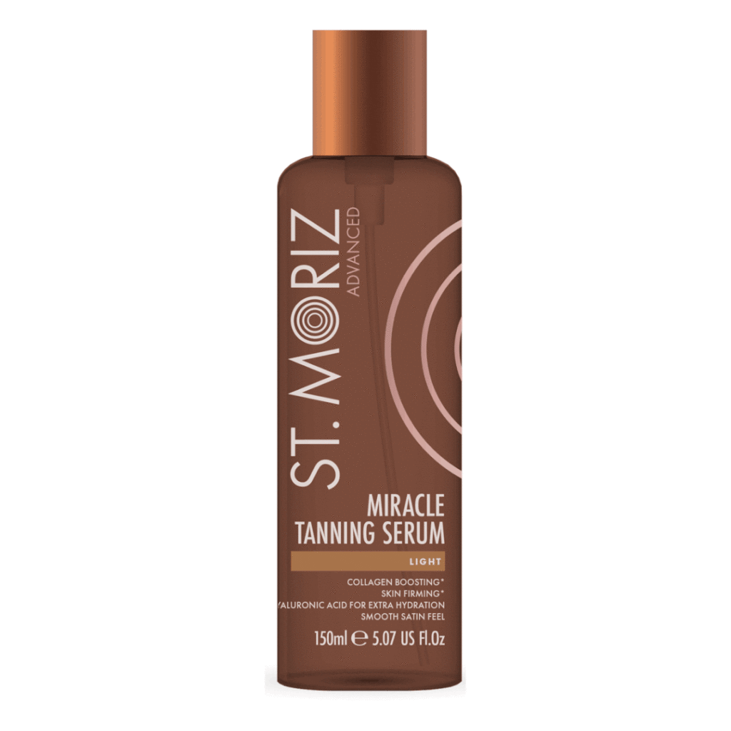 Serum opalające St. Moriz w brązowej butelce