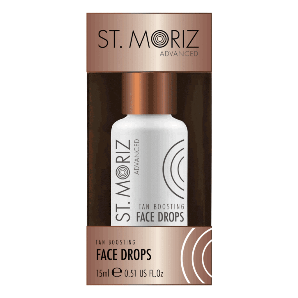 St. Moriz krople do twarzy opalające