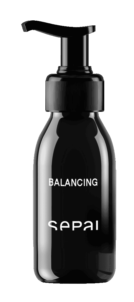 Buteleczka z pompką - kosmetyk Balancing Sepai.