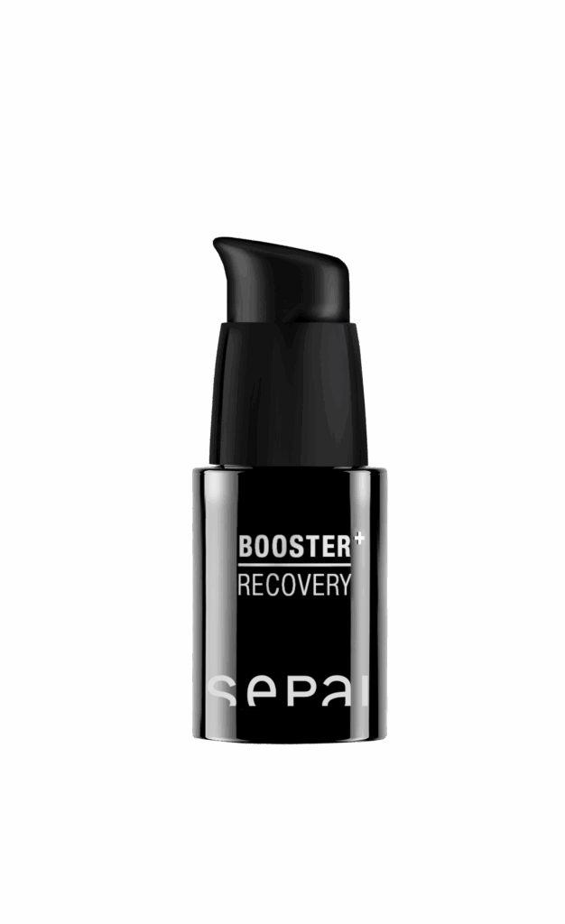 Booster recovery serum w czarnym opakowaniu