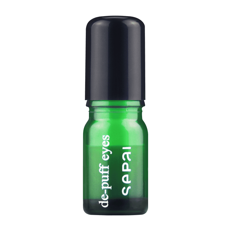 Zielony flakon serum pod oczy Sepai.
