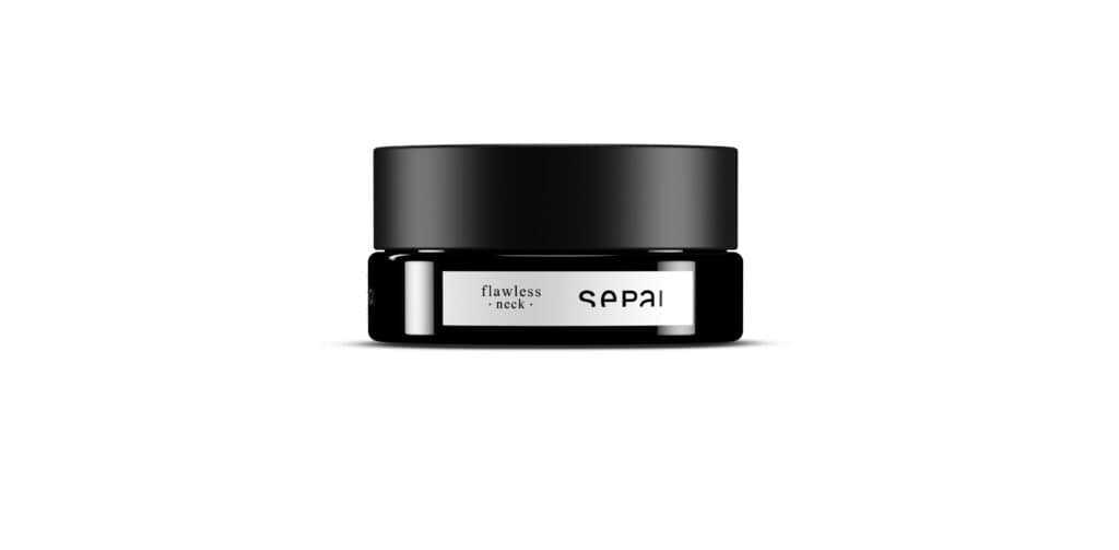 Krem Sepai Flawless Neck w czarnym słoiku