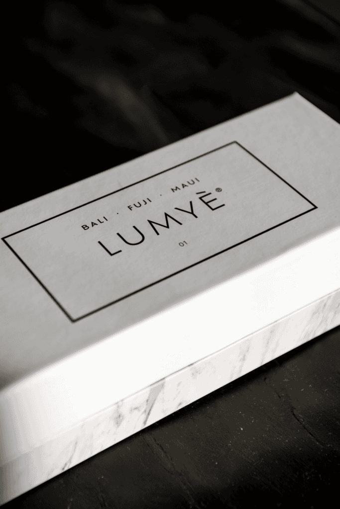 Pudełko Lumyê z luksusowym projektem
