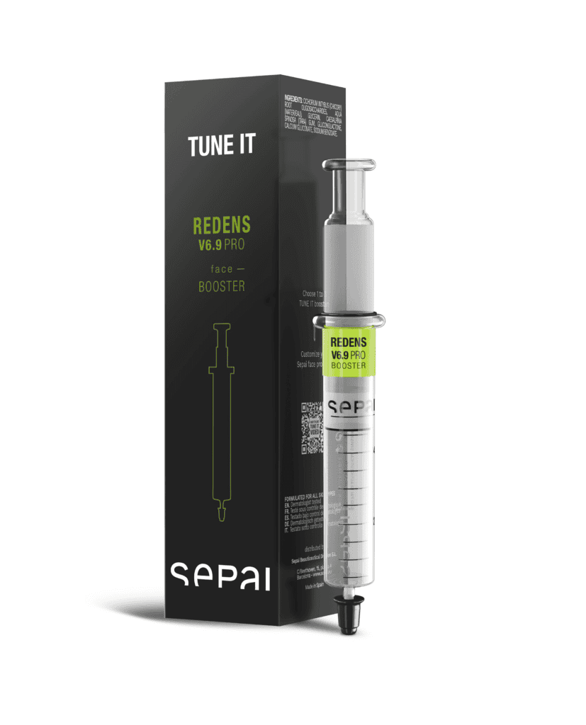 Redens V6.9 Pro booster do twarzy w opakowaniu.