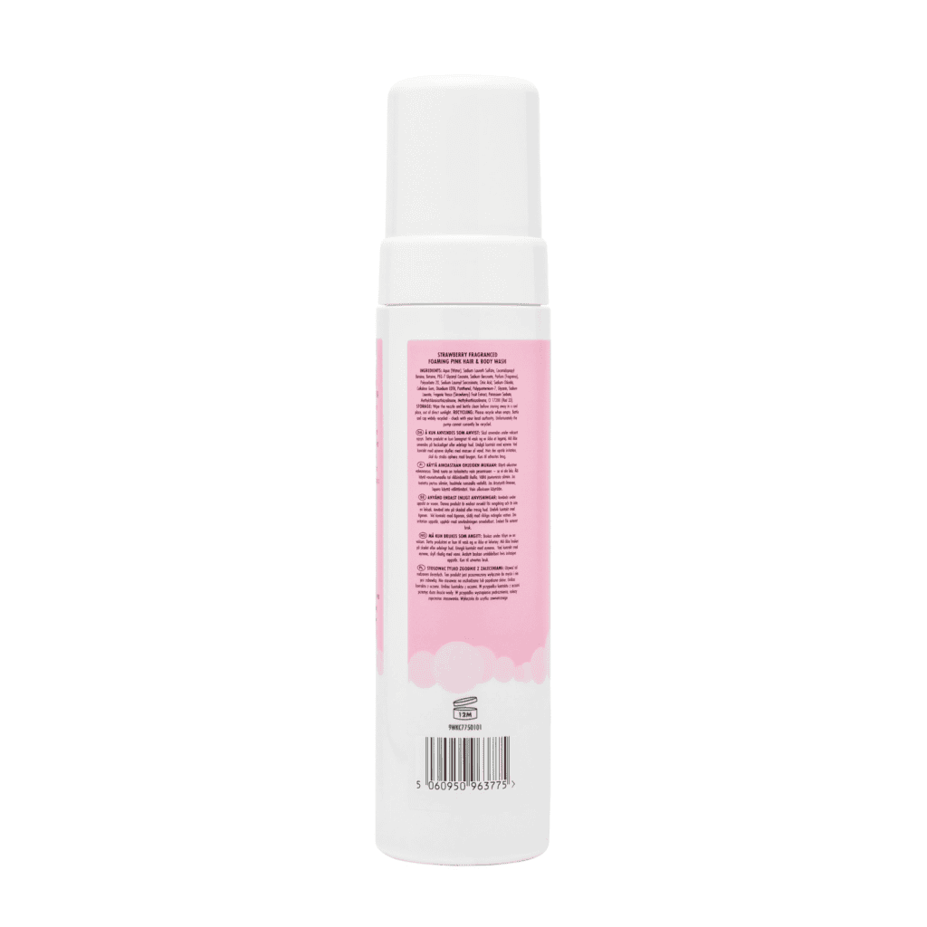 Whacky Whip Hair & Body Wash - Pink
  (Strawberry Splash), - obrazek 4